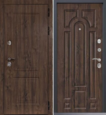 Входная дверь Command Doors Chalet 17.02 Темный Дуб