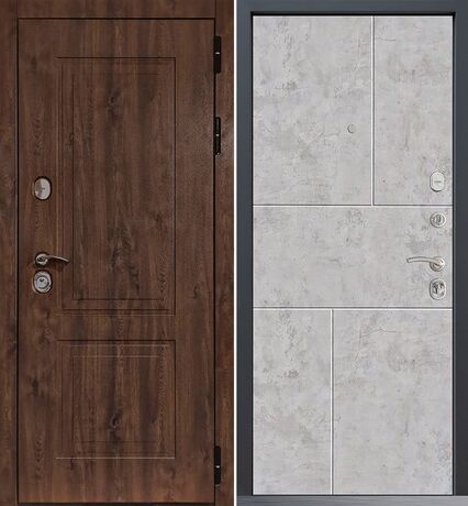 Входная дверь Command Doors Chalet 38 Бетон молочный