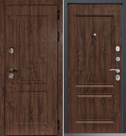 Входная дверь Command Doors Chalet 61 Темный дуб