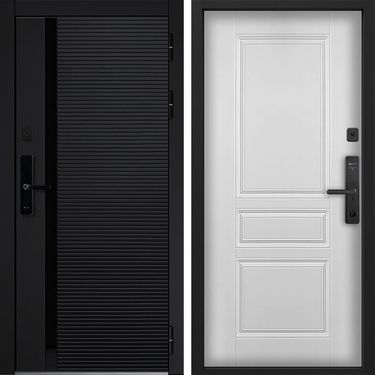 Дверь Command Doors Cyber Horizon 02 Белый Матовый