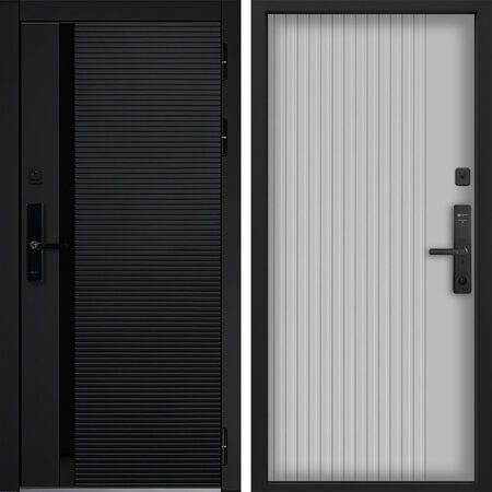 Входная дверь Command Doors Cyber Horizon 03 Белый матовый