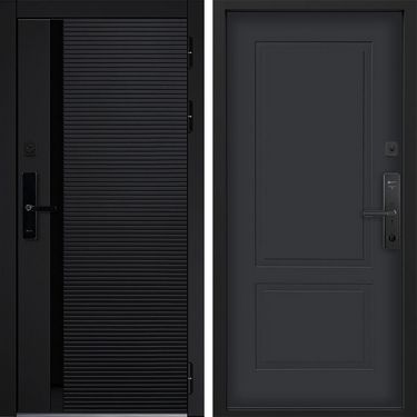 Дверь Command Doors Cyber Horizon 05 Графит Серый