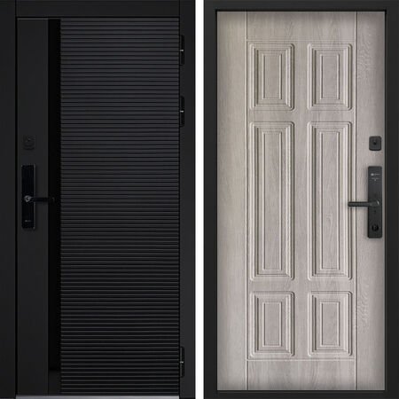 Входная дверь Command Doors Cyber Horizon 15 Дуб крем