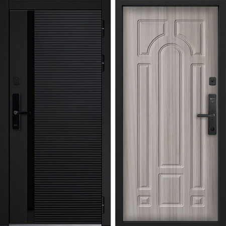 Входная дверь Command Doors Cyber Horizon 17.02 Сандал Белый