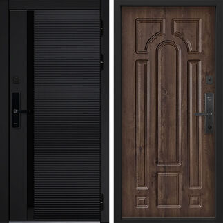 Входная дверь Command Doors Cyber Horizon 17.02 Темный Дуб