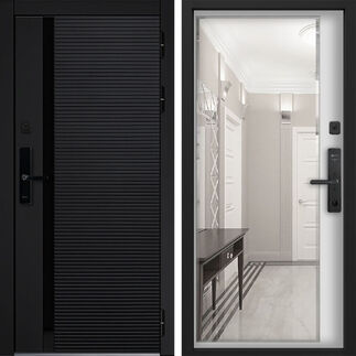 Входная дверь Command Doors Cyber Horizon 116Z белый матовый