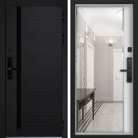 Входная дверь Command Doors Cyber Horizon 116Z белый матовый