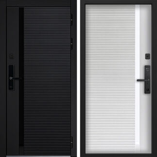 Входная дверь Command Doors Cyber Horizon 30Б белый матовый