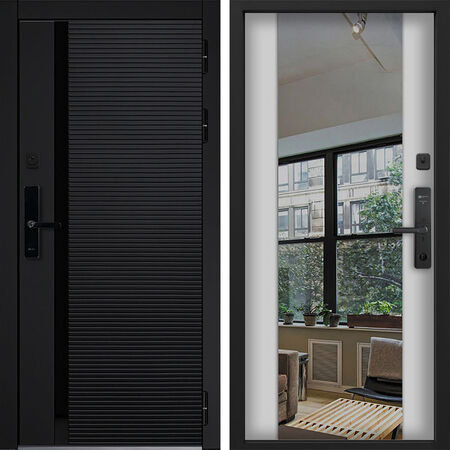 Входная дверь Command Doors Cyber Horizon 3Z Белый Матовый