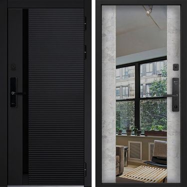 Дверь Command Doors Cyber Horizon 3z бетон молочный