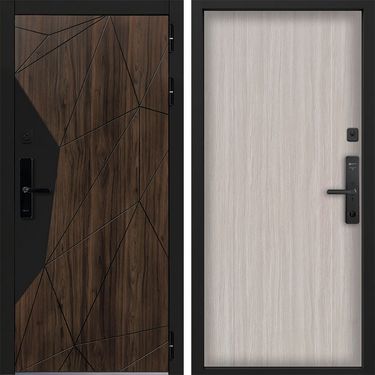 Дверь Command Doors Cyber Shelwood 00 Белая лиственница