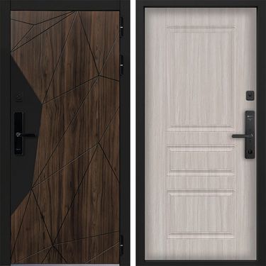 Дверь Command Doors Cyber Shelwood 02 Белая Лиственница
