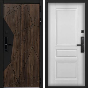 Дверь Command Doors Cyber Shelwood 02 Белый Матовый