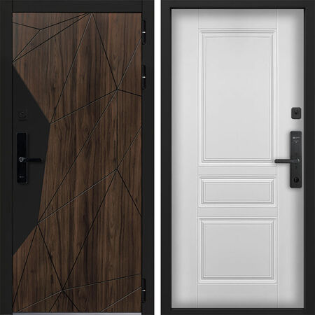 Входная дверь Command Doors Cyber Shelwood 02 Белый Матовый