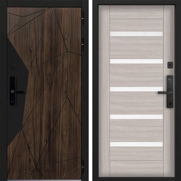 Дверь Command Doors Cyber Shelwood 18SP Белая Лиственница