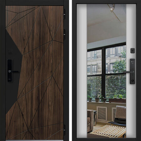 Входная дверь Command Doors Cyber Shelwood 3Z Белый Матовый