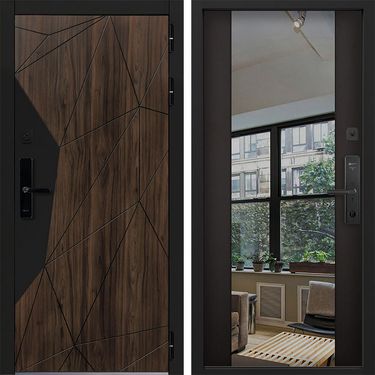 Дверь Command Doors Cyber Shelwood 3Z Венге
