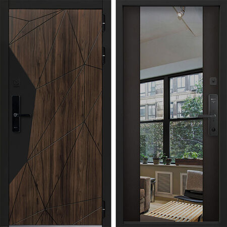 Входная дверь Command Doors Cyber Shelwood 3Z Венге