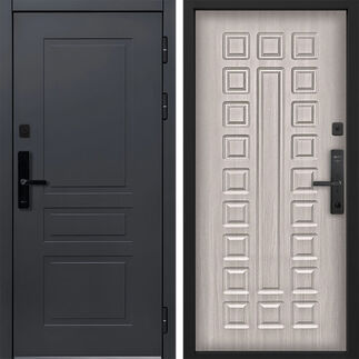 Входная дверь Command Doors Cyber lord 01 Белая лиственница