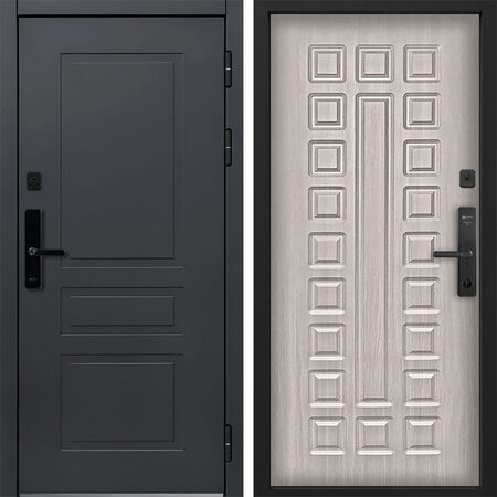 Входная дверь Command Doors Cyber lord 01 Белая лиственница