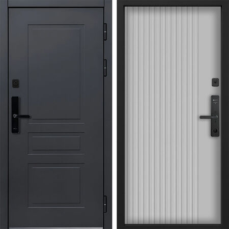 Входная дверь Command Doors Cyber lord 03 Белый матовый
