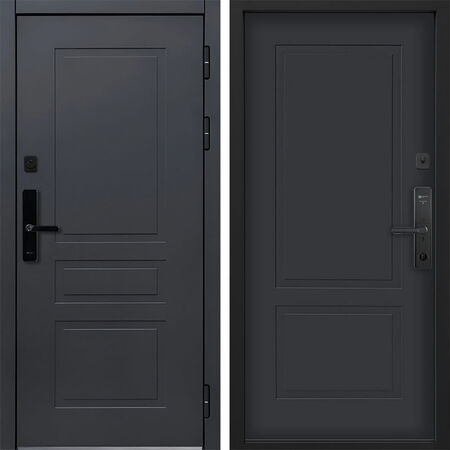 Входная дверь Command Doors Cyber lord 05 Графит Серый