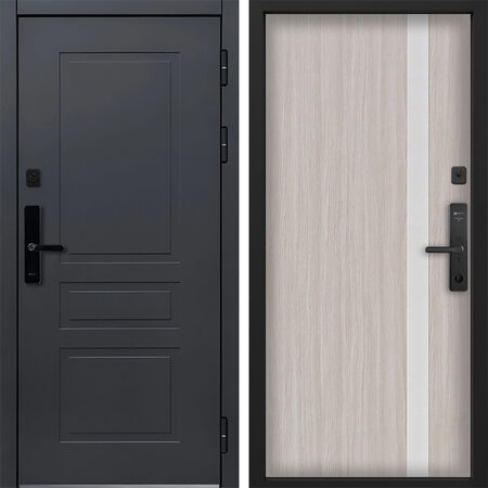 Входная дверь Command Doors Cyber lord 6S Белая Лиственница