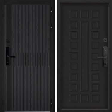 Дверь Command Doors Cyber matrix grey 01 Венге