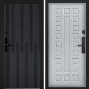 Дверь Command Doors Cyber matrix grey 01 альберо браш грей
