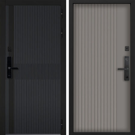 Входная дверь Command Doors Cyber matrix grey 03 Кварц софт