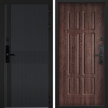 Дверь Command Doors Cyber matrix grey 15 Дуб коньяк