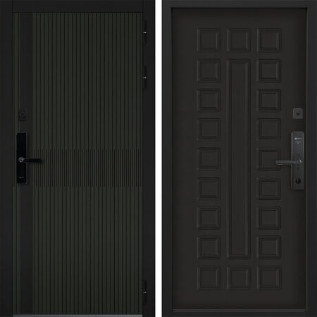 Входная дверь Command Doors Cyber matrix oliva 01 Венге