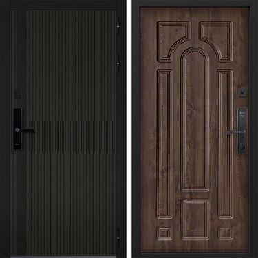 Дверь Command Doors Cyber matrix oliva 17.02 Темный Дуб