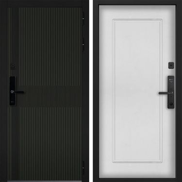 Дверь Command Doors Cyber matrix oliva 38.02 Белый матовый