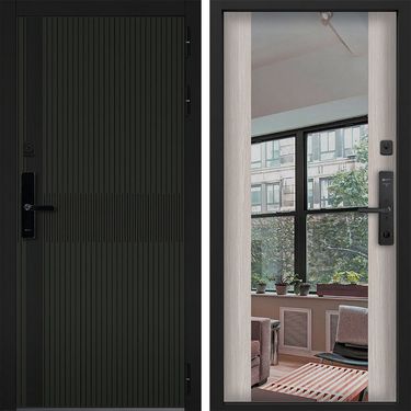 Дверь Command Doors Cyber matrix oliva 3Z Белая Лиственница