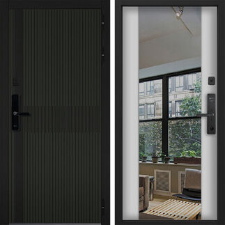 Входная дверь Command Doors Cyber matrix oliva 3Z Белый Матовый