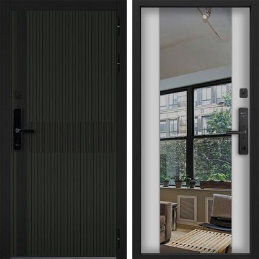 Дверь Command Doors Cyber matrix oliva 3Z Белый Матовый