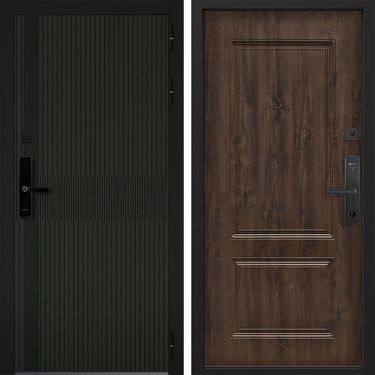 Дверь Command Doors Cyber matrix oliva 61 Темный дуб
