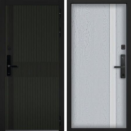 Входная дверь Command Doors Cyber matrix oliva 6S Альберо Браш