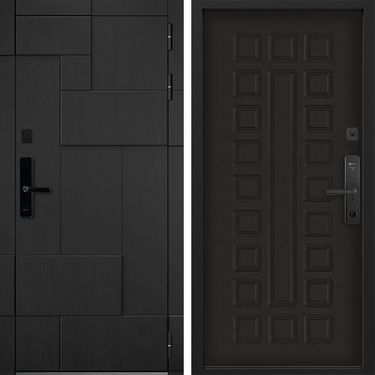 Дверь Command Doors Cyber tetris black 01 Венге