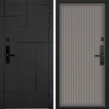 Дверь Command Doors Cyber tetris black 03 Кварц софт