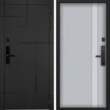 Дверь Command Doors Cyber tetris black 6S Альберо Браш