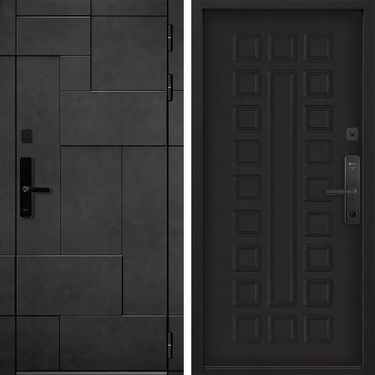 Дверь Command Doors Cyber tetris grey 01 Венге