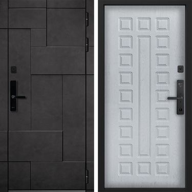 Дверь Command Doors Cyber tetris grey 01 альберо браш грей