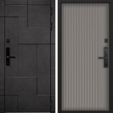 Дверь Command Doors Cyber tetris grey 03 Кварц софт