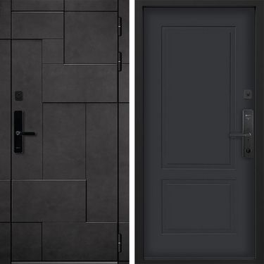 Дверь Command Doors Cyber tetris grey 05 Графит Серый