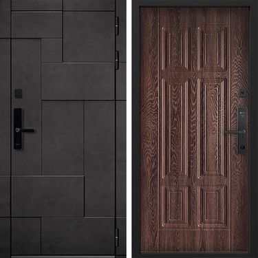 Дверь Command Doors Cyber tetris grey 15 Дуб коньяк