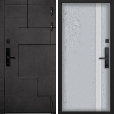 Дверь Command Doors Cyber tetris grey 6S Альберо Браш