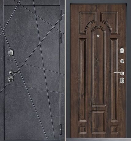 Входная дверь Command Doors Geometria New 17.02 Темный Дуб