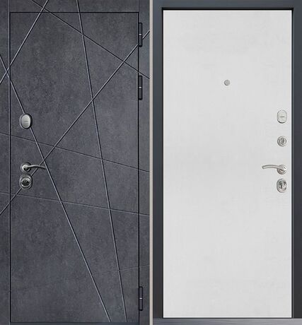 Входная дверь Command Doors Geometria New 00 Белый матовый